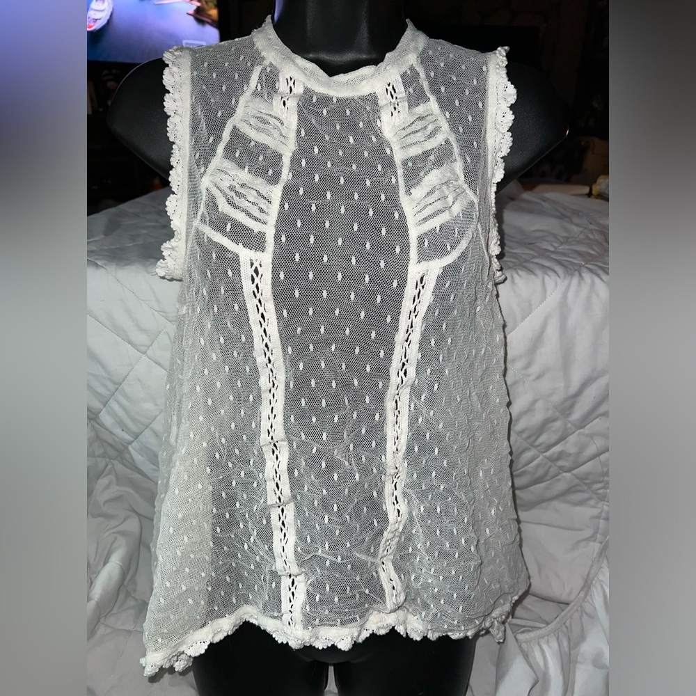 Free People Sheer Layering Sleeveless Top